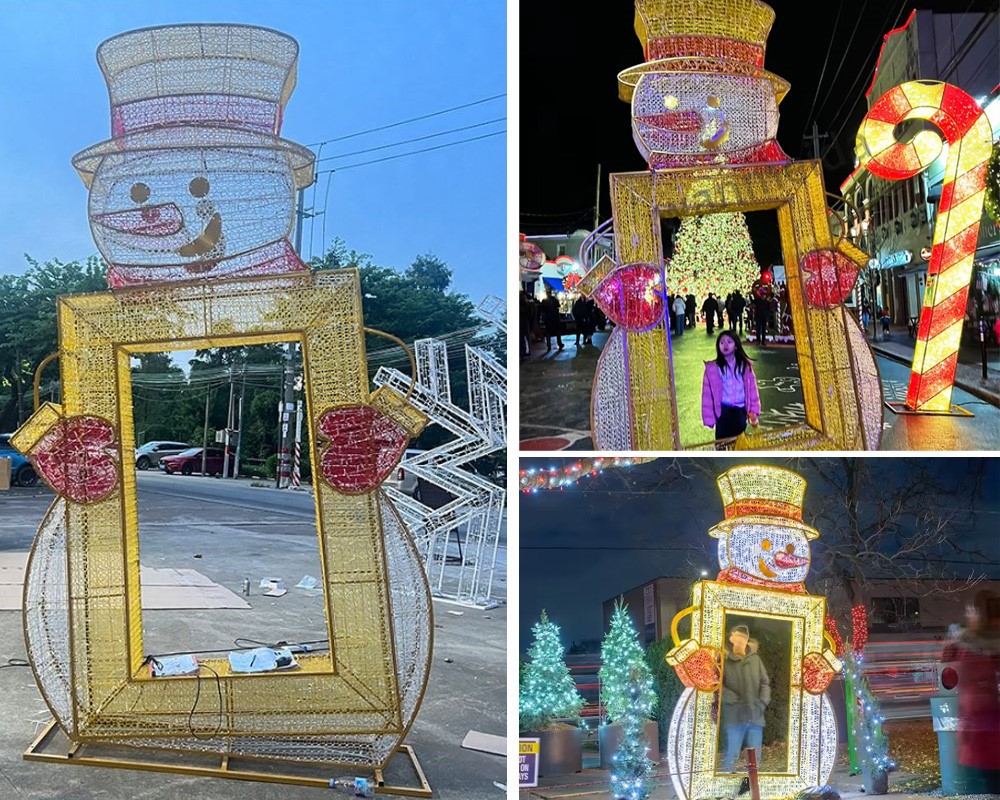 Outdoor Lighted Christmas Snowman Made in China Outdoor Lighted Christmas Snowman Made in China